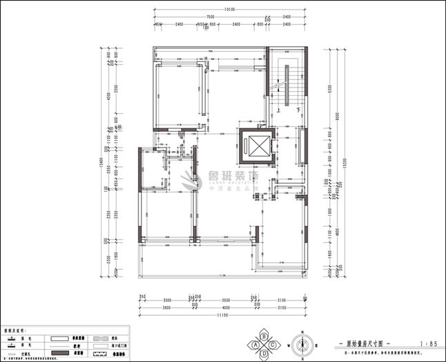 泰華金貿(mào),現(xiàn)代簡約風(fēng)格,原始戶型圖