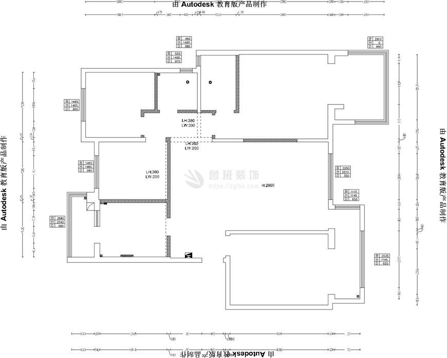 保利心語花園,現(xiàn)代輕奢風格,戶型圖