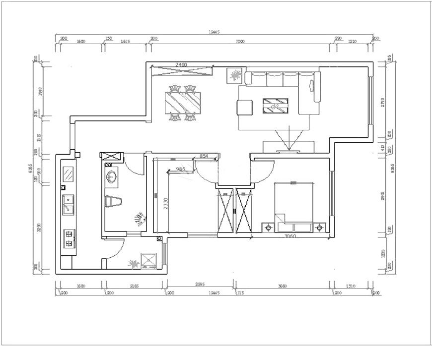 保利拉菲公館,現(xiàn)代風格,戶型圖