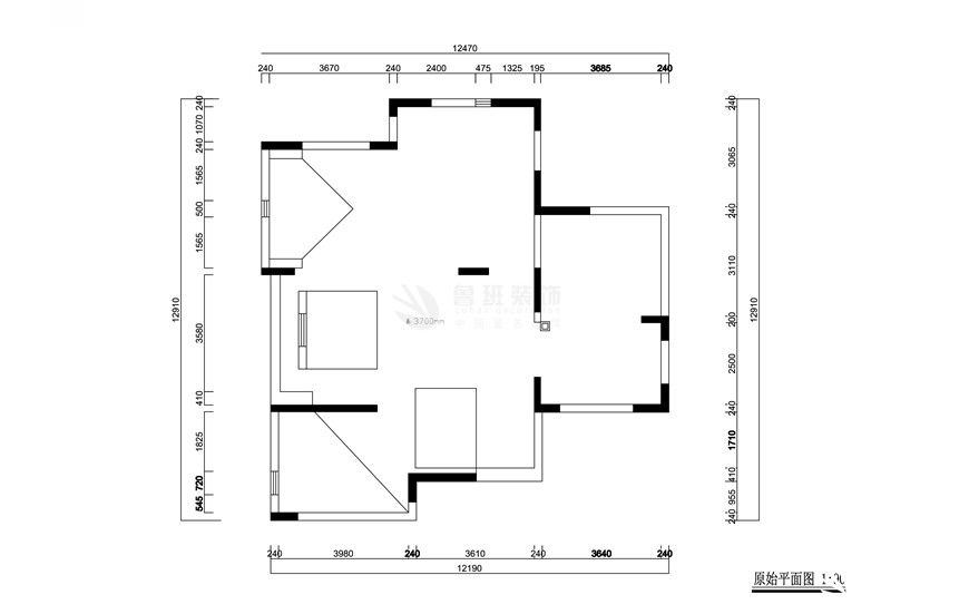 高科麓灣,新中式風格,二層戶型圖