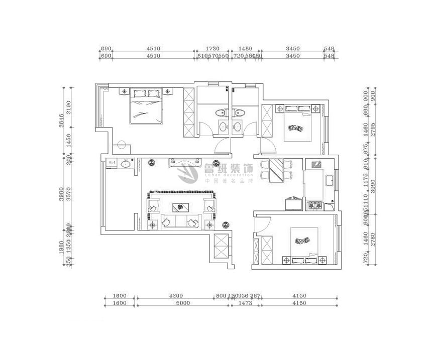 長安家園,現(xiàn)代輕奢,戶型圖