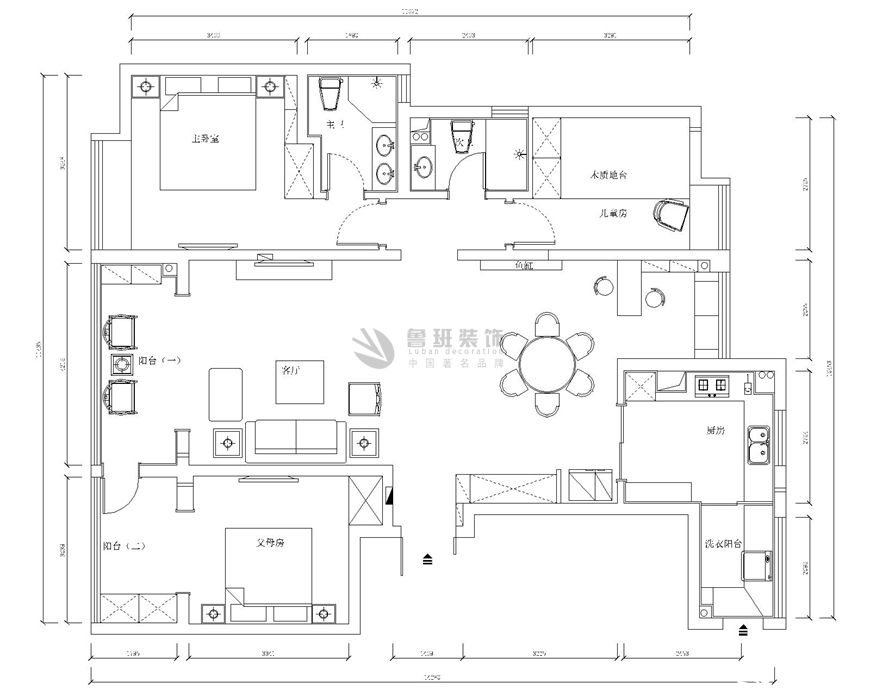 龍湖香醍社,中式風(fēng)格,戶型圖