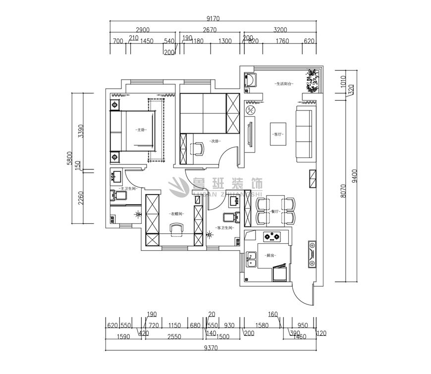 合能公館,簡美風(fēng)格,戶型圖