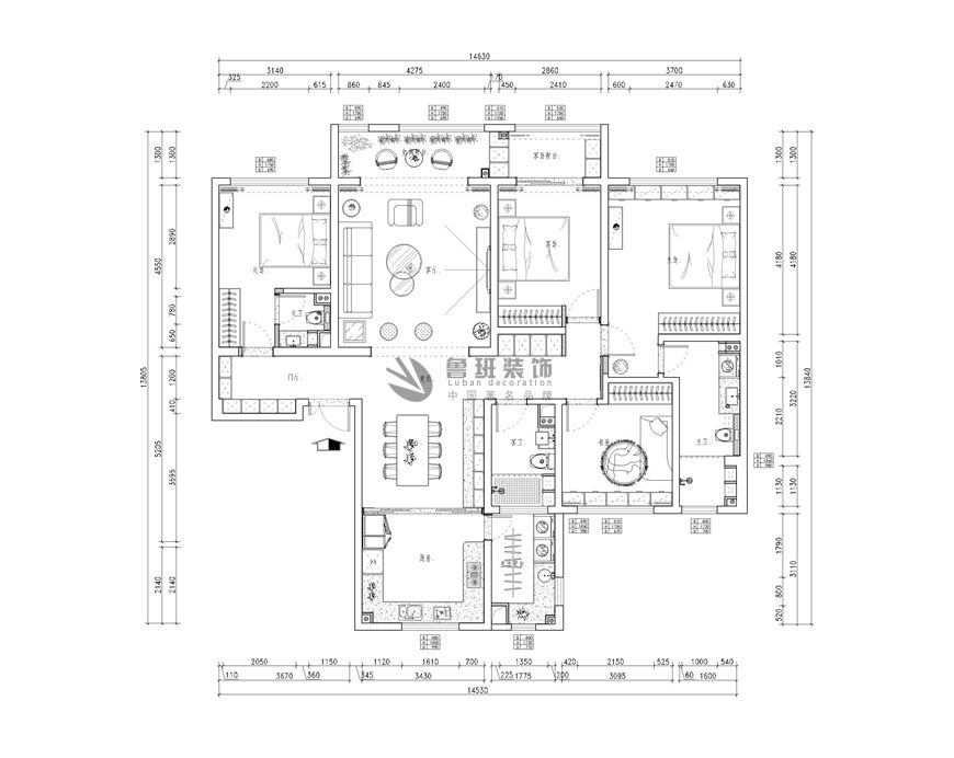 丹軒梓園,現(xiàn)代簡約,戶型圖