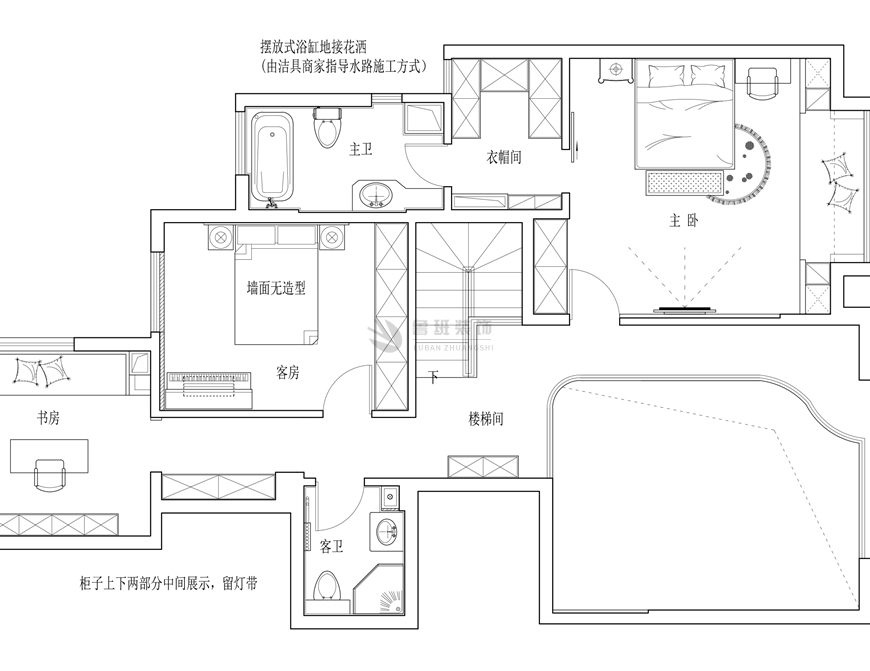 逸翠園,美式風(fēng)格,二樓戶型圖