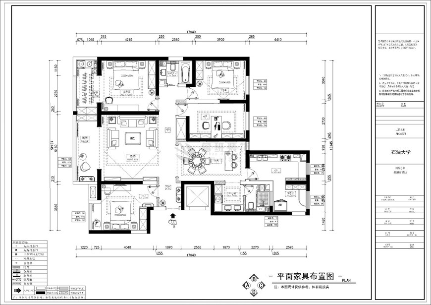 紫薇花園洲,現(xiàn)代風格效果圖,平面設計