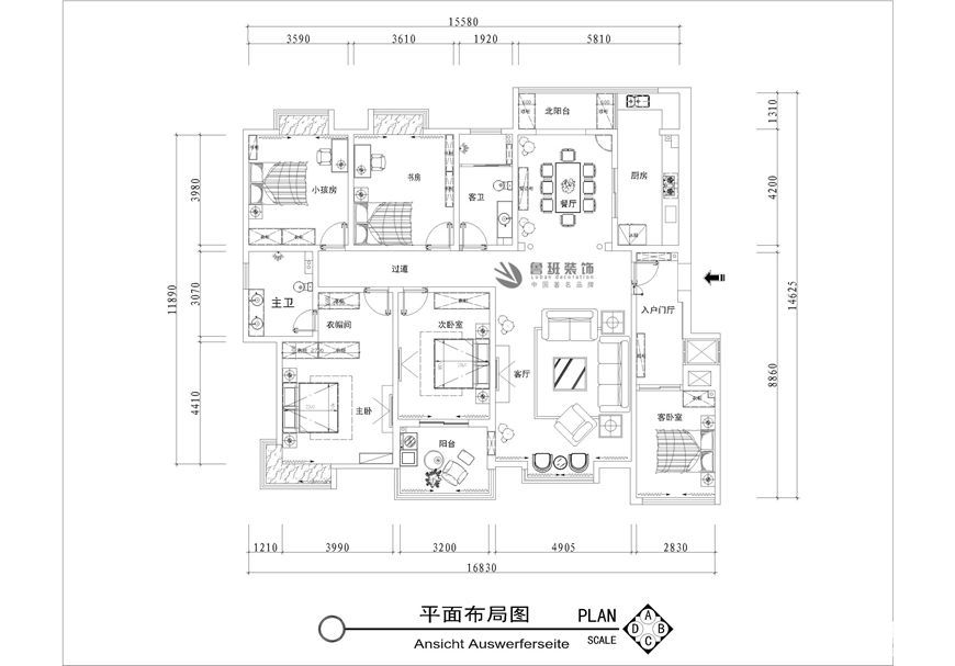 魯班裝飾